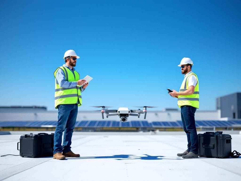 Drone operations team